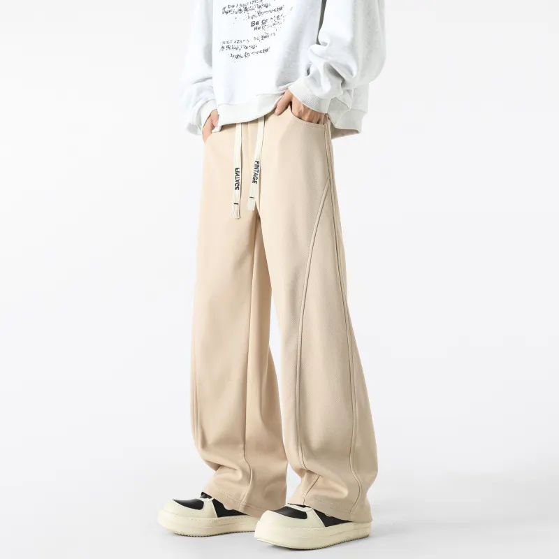 FAKE VINTAGE Knitted Sweatpants Unisex-49