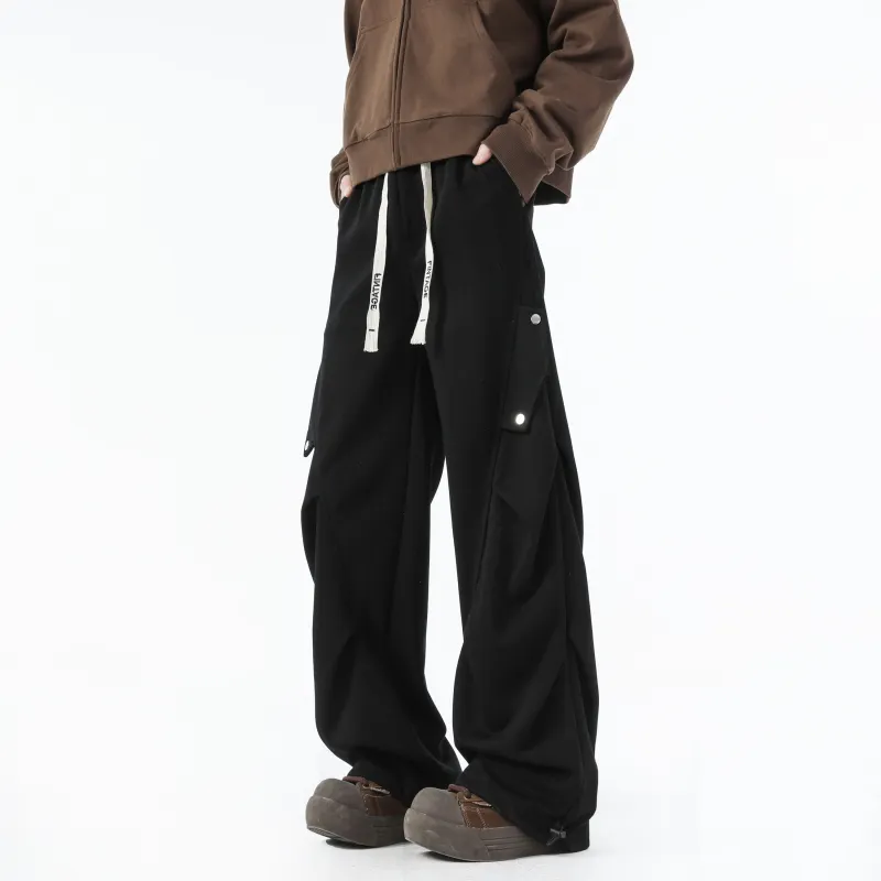 FAKE VINTAGE Knitted Sports Pants Unisex-4