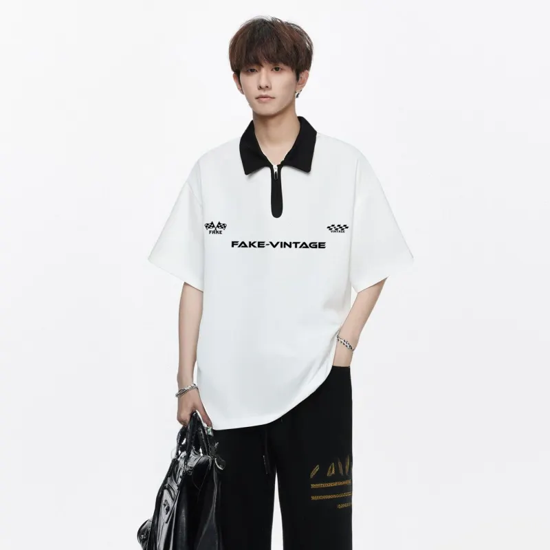 FAKE VINTAGE Polo Shirts Unisex-10