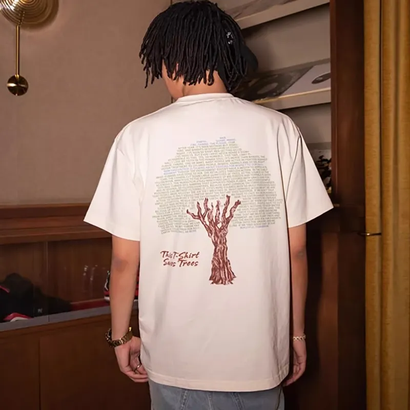 FAKE VINTAGE T Shirts Unisex Apricot-2