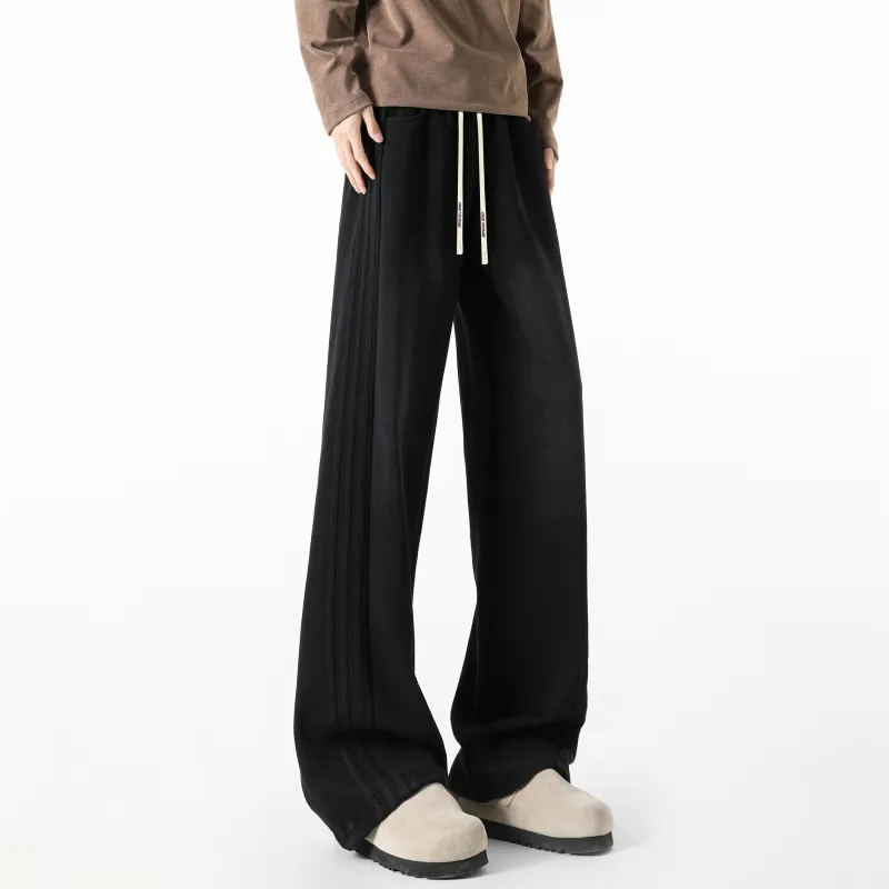 FAKE VINTAGE Knitted Sports Pants Unisex-5
