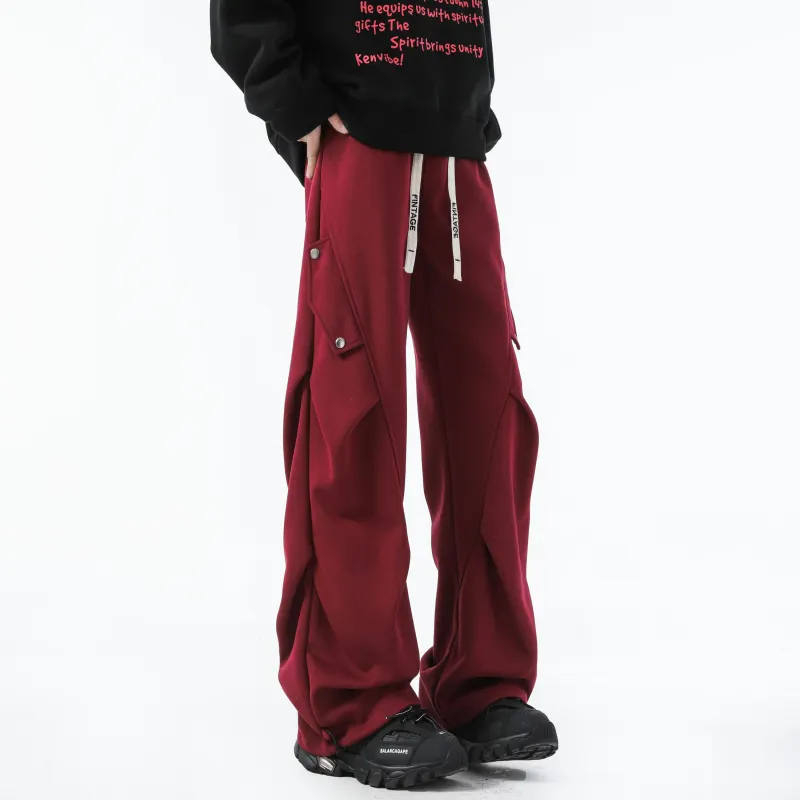 FAKE VINTAGE Knitted Sports Pants Unisex-12