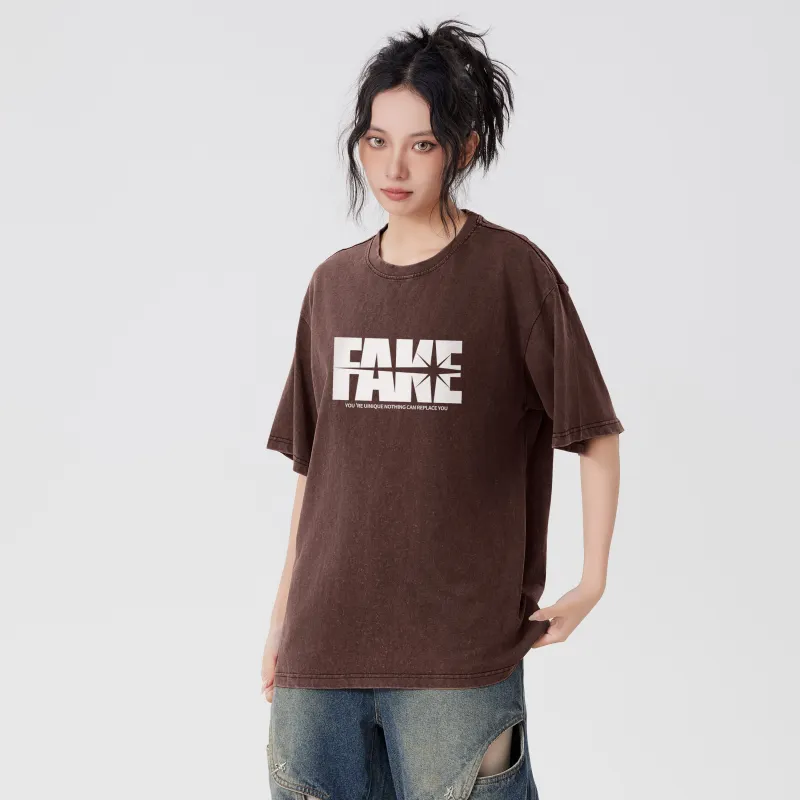 FAKE VINTAGE T Shirts Unisex-15