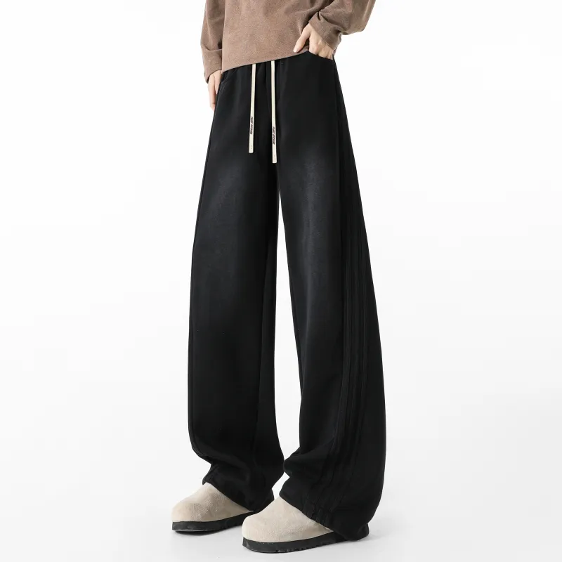 FAKE VINTAGE Knitted Sports Pants Unisex-4