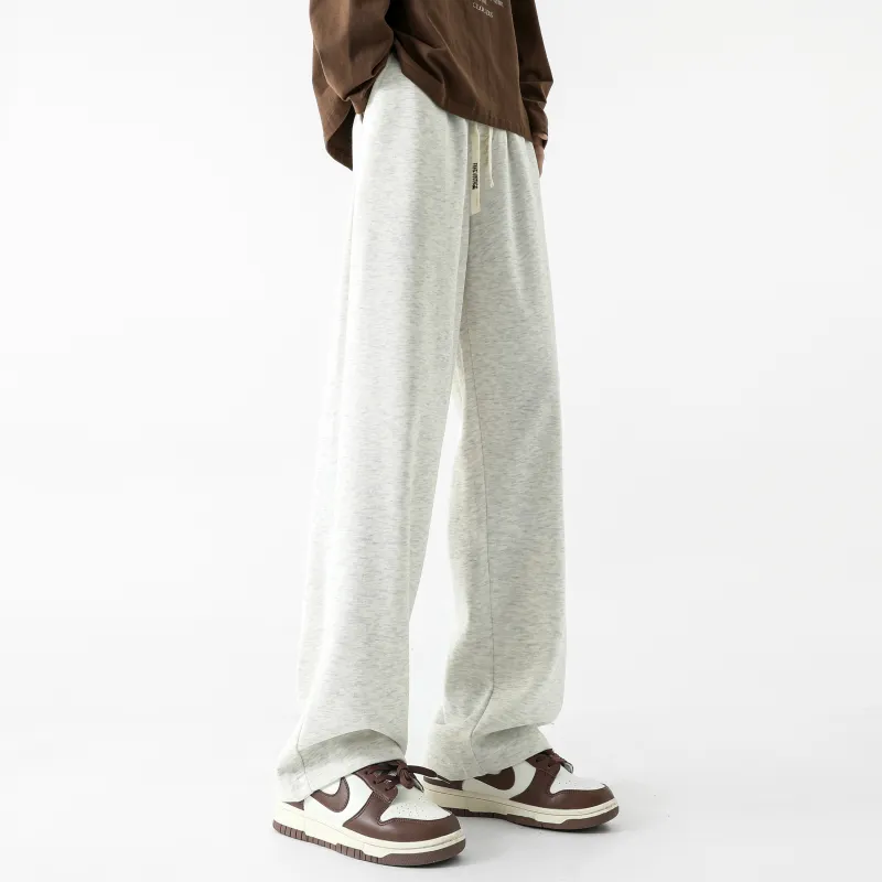 FAKE VINTAGE Knitted Sports Pants Unisex Dark Gray-4