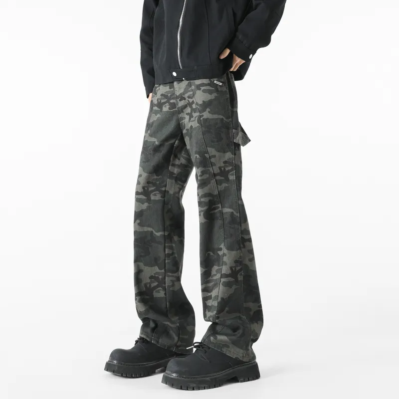 FAKE VINTAGE Jeans Unisex Camouflage-10