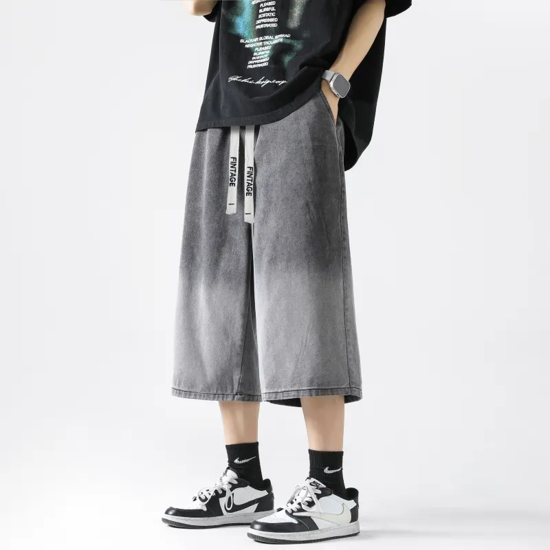 FAKE VINTAGE Denim Shorts Unisex-2