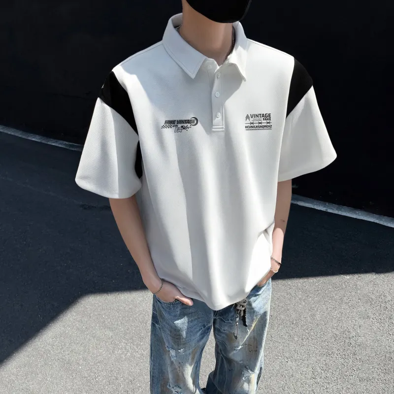 FAKE VINTAGE Polo Shirts Unisex-4