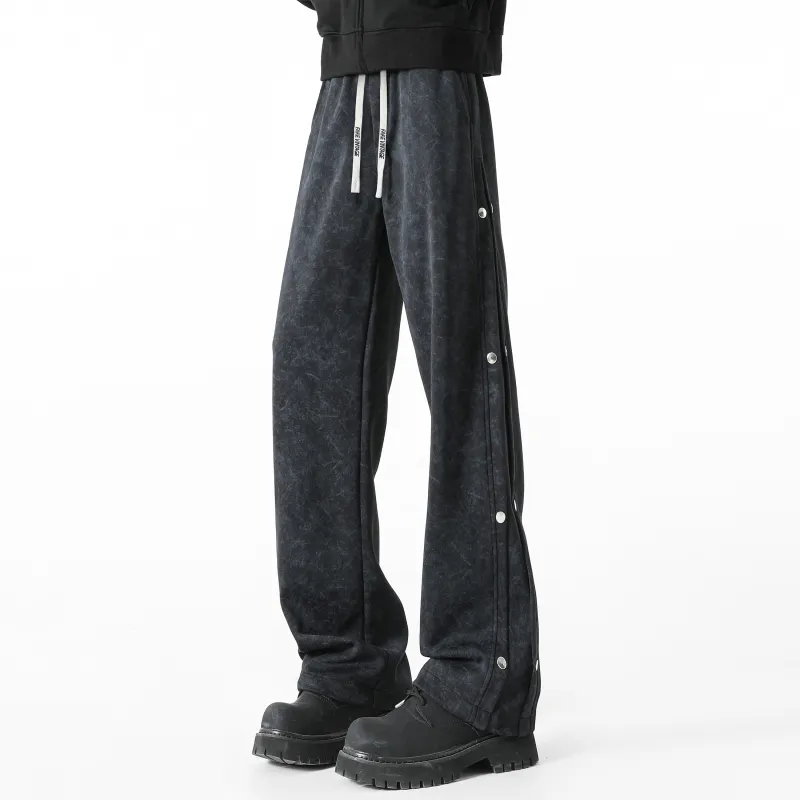 FAKE VINTAGE Knitted Sports Pants Unisex-2