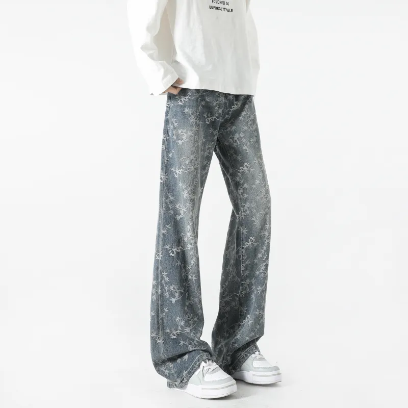 FAKE VINTAGE Jeans Unisex Blue-5