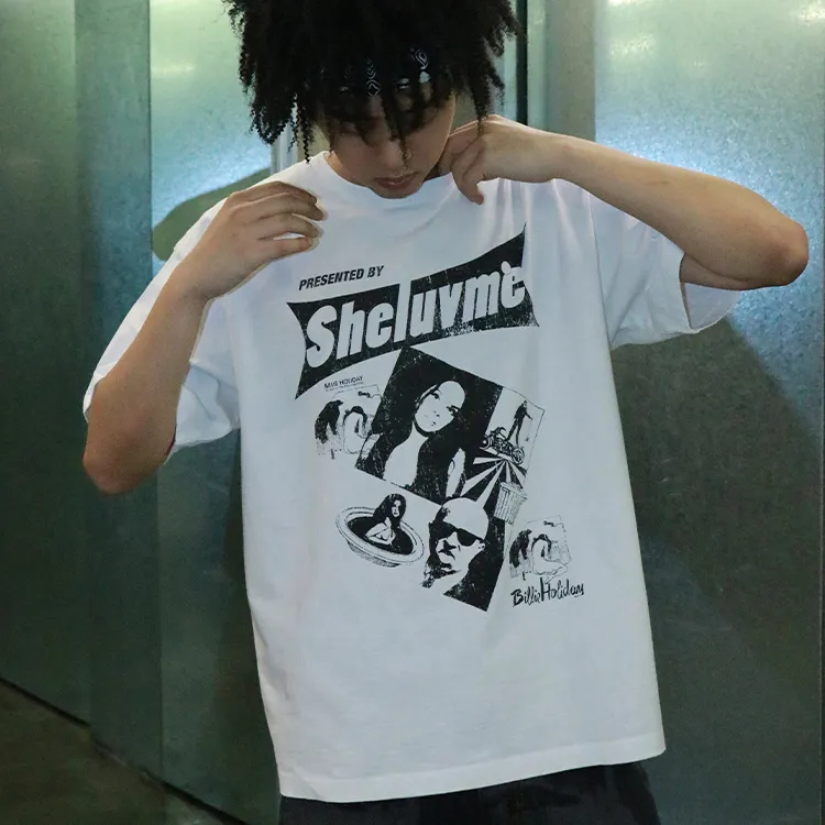 FAKE VINTAGE T Shirts Unisex White-3