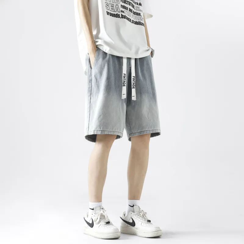 FAKE VINTAGE Denim Shorts Unisex-6