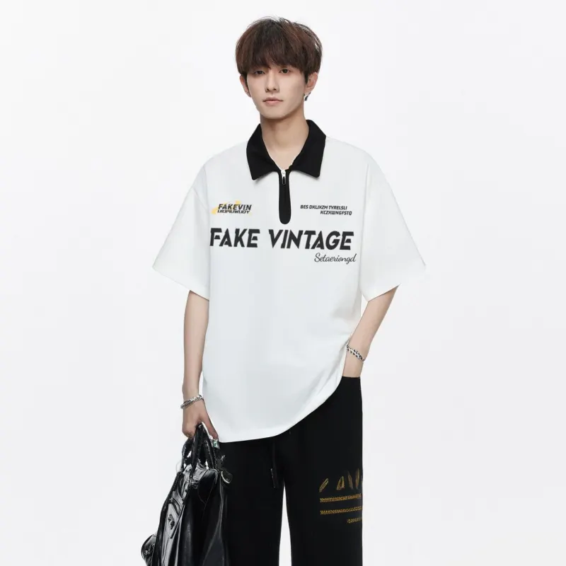 FAKE VINTAGE Polo Shirts Unisex-10