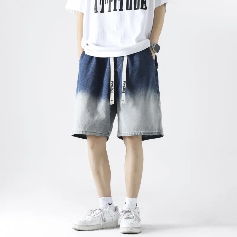 FAKE VINTAGE Denim Shorts Unisex-10