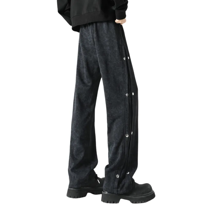 FAKE VINTAGE Knitted Sports Pants Unisex-1