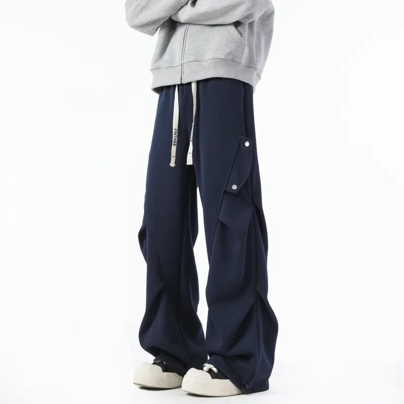 FAKE VINTAGE Knitted Sports Pants Unisex-18