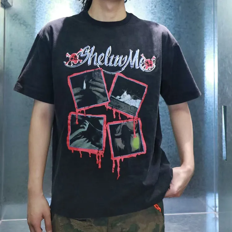 FAKE VINTAGE T Shirts Unisex Black-4