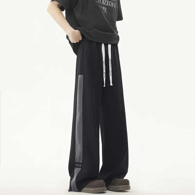 FAKE VINTAGE Knitted Sports Pants Unisex-2