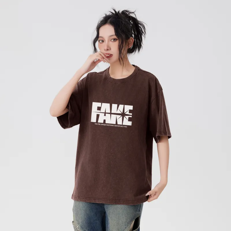 FAKE VINTAGE T Shirts Unisex-14