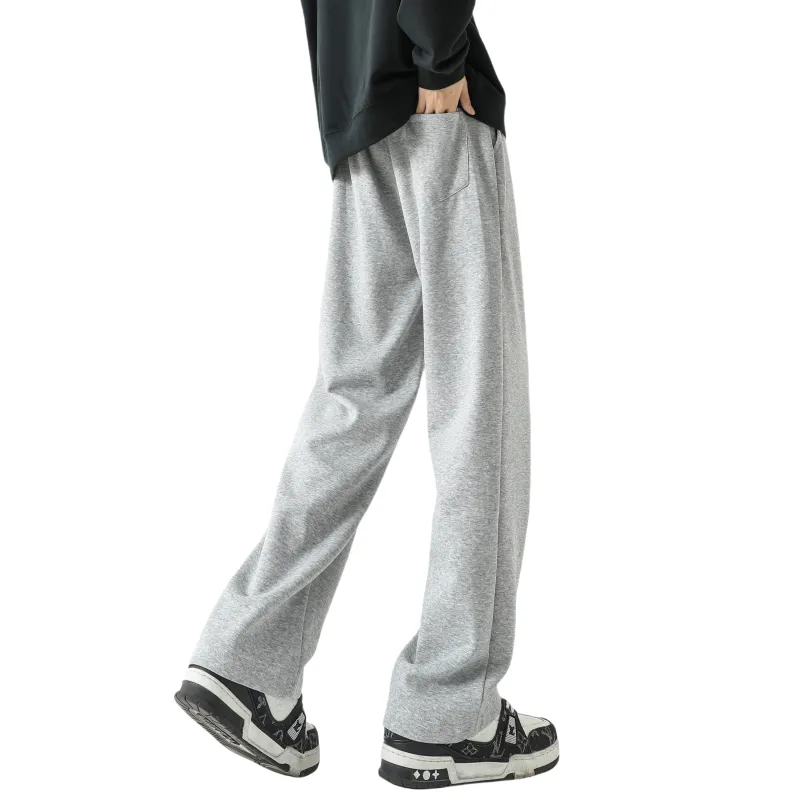 FAKE VINTAGE Knitted Sports Pants Unisex Dark Gray-16