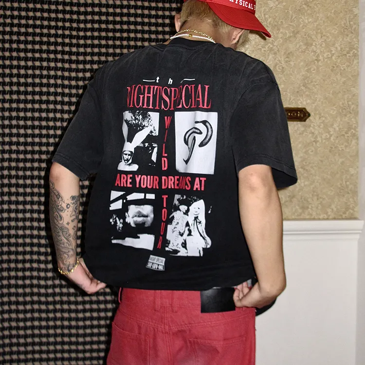 FAKE VINTAGE T Shirts Unisex Black-3