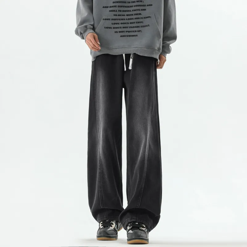 FAKE VINTAGE Jeans Unisex Black-2