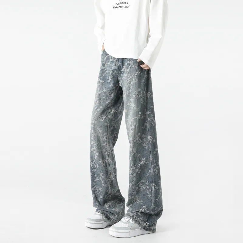 FAKE VINTAGE Jeans Unisex Blue-3
