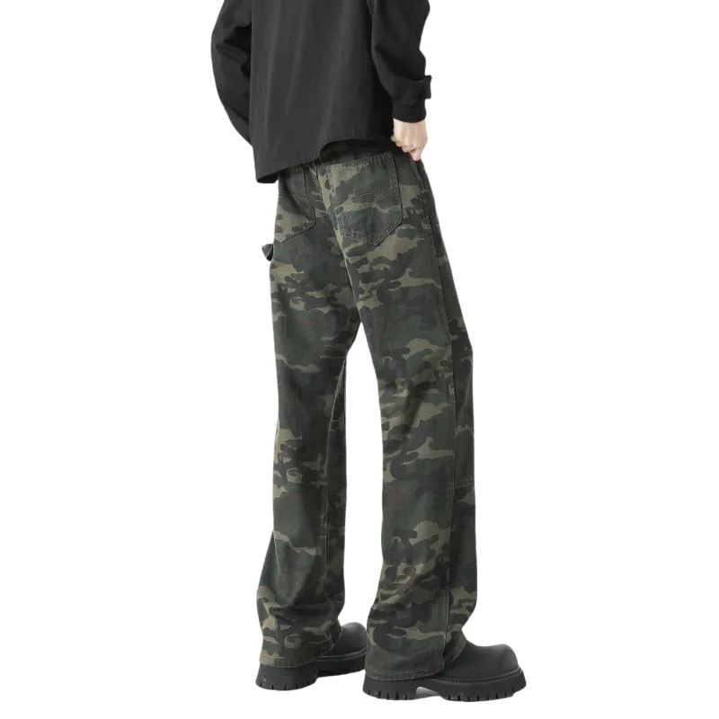 FAKE VINTAGE Jeans Unisex Camouflage-1