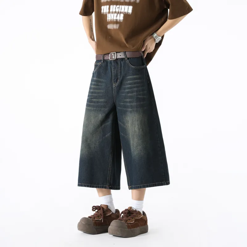 FAKE VINTAGE Denim Shorts Unisex-10