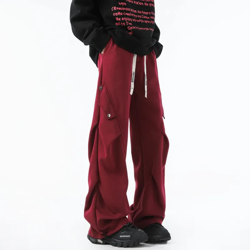 FAKE VINTAGE Knitted Sports Pants Unisex-13