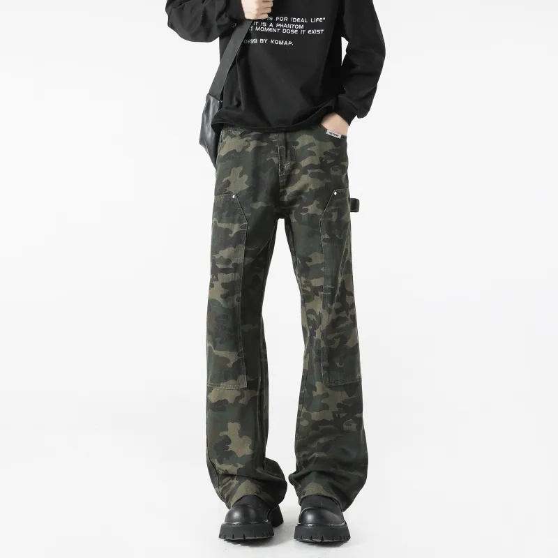 FAKE VINTAGE Jeans Unisex Camouflage-5