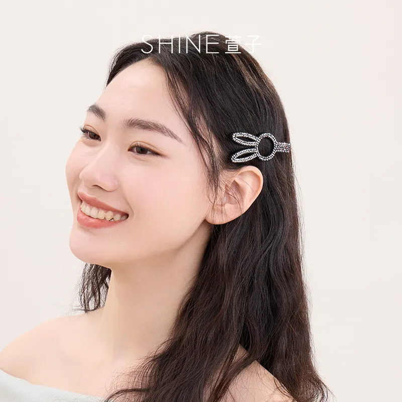SHINE Iron, Crystal Diamond Hair Clips Women's-2