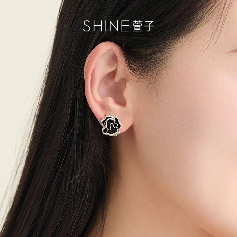 SHINE Collection Under The Moonlit Blossoms 925 Sterling Silver Earrings Women's-2