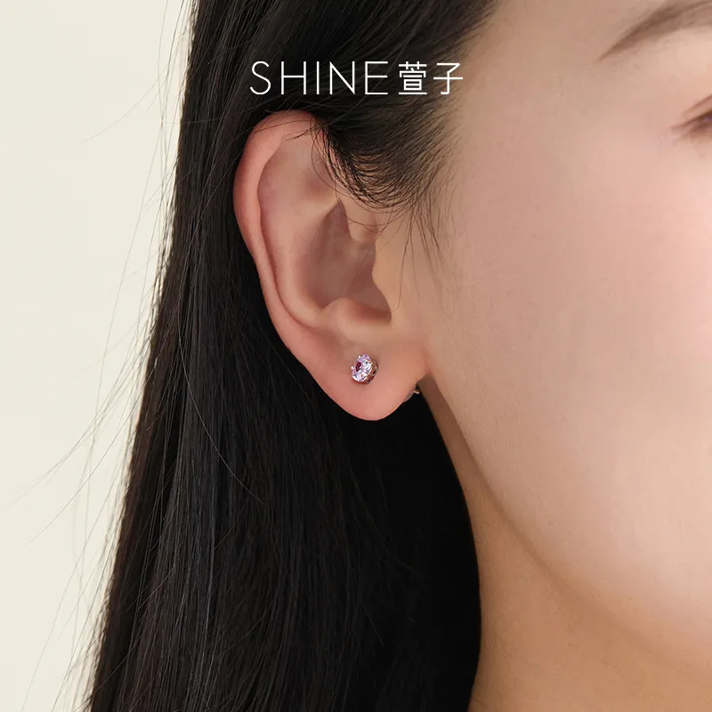 SHINE S925 Silver Earrings Women's-2