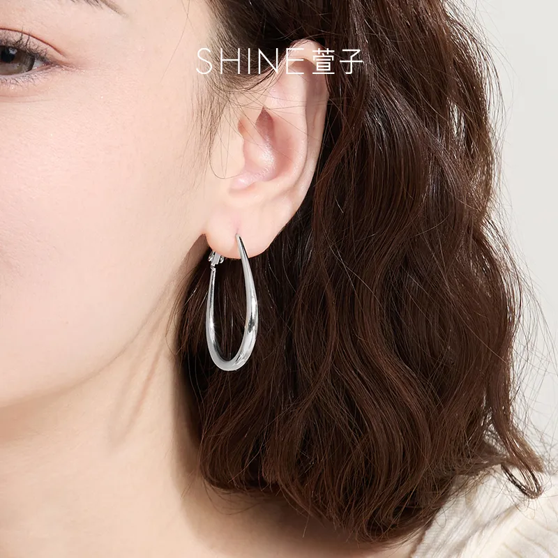 SHINE 925 Sterling Silver Earrings Women's-9