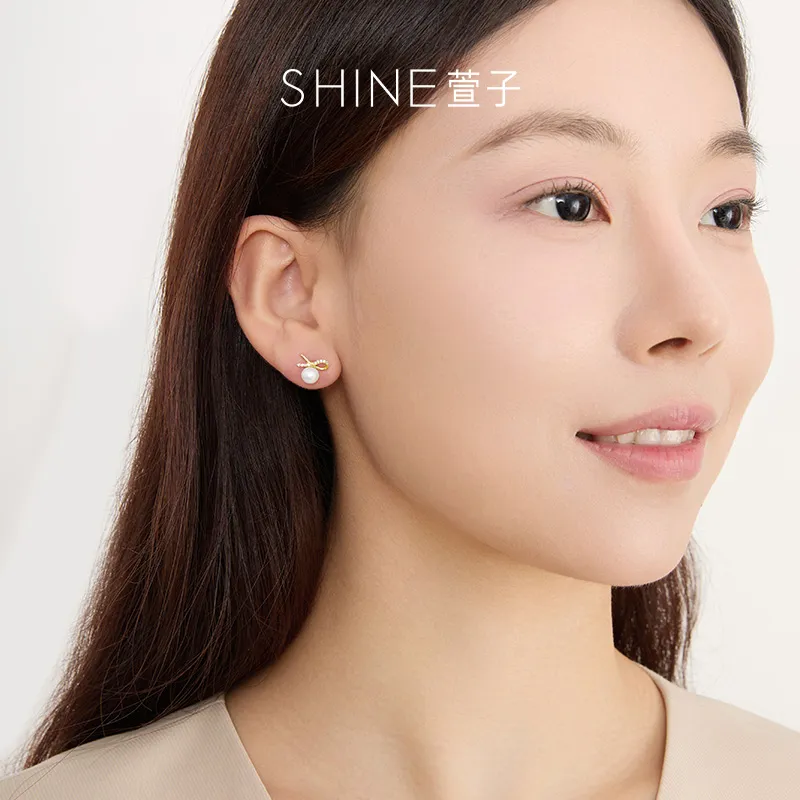 SHINE S925 Silver Earrings Women's-4