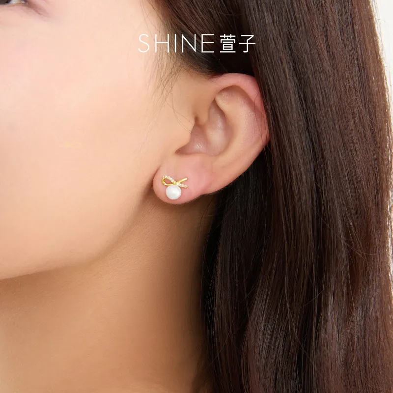 SHINE S925 Silver Earrings Women's-3