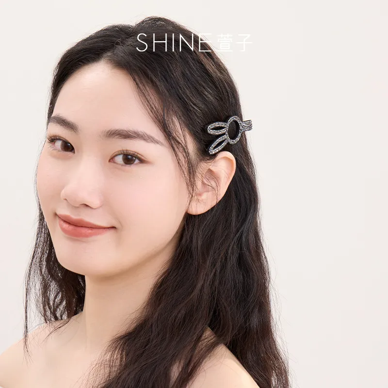 SHINE Iron, Crystal Diamond Hair Clips Women's-3