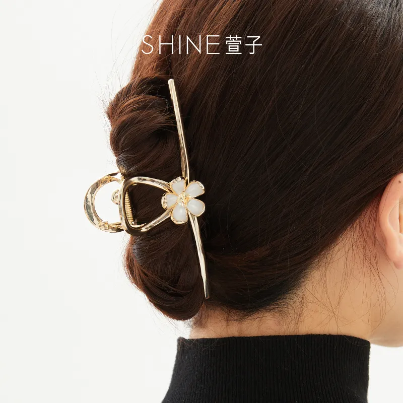 SHINE Alloy With Copper And Zircon Hair Clips Women's-1