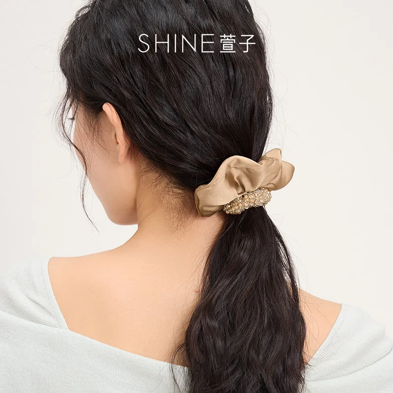 SHINE Polyester, Crystal Diamond Hair Tie Women's-9