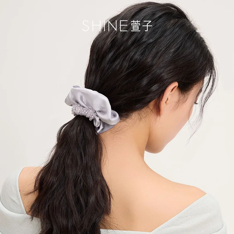 SHINE Polyester, Crystal Diamond Hair Tie Women's-20