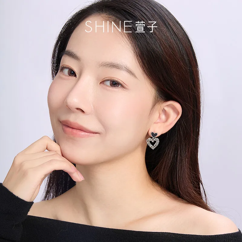 SHINE S925 Silver Earrings Women's-3