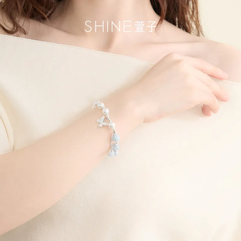 SHINE Shell Pearl, Copper Bracelets Women's-3
