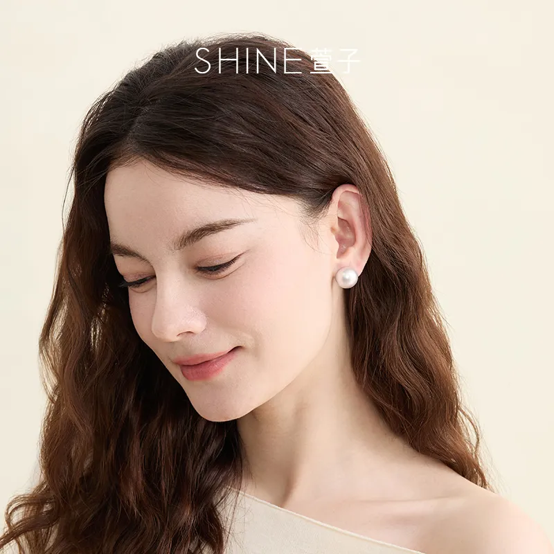 SHINE Manta Rose Collection 925 Sterling Silver Stud Earrings Women's-4
