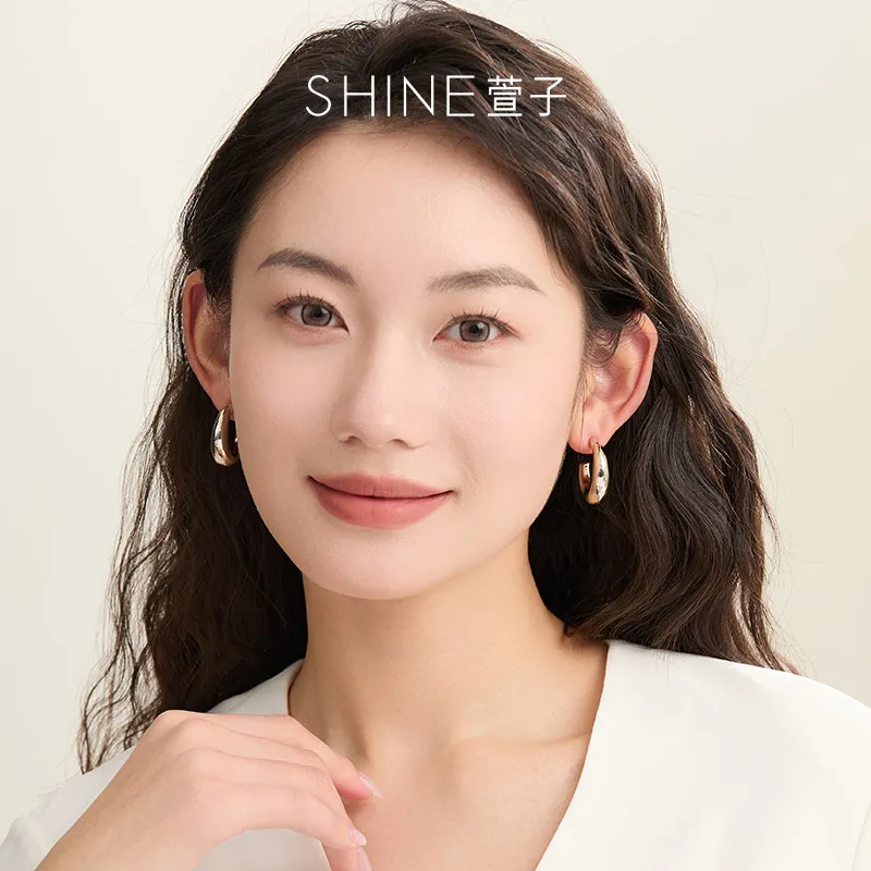 SHINE Metal Girl Collection S925 Silver Earrings Women's-3