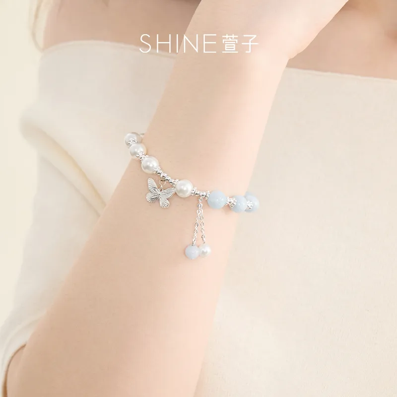 SHINE Shell Pearl, Copper Bracelets Women's-2