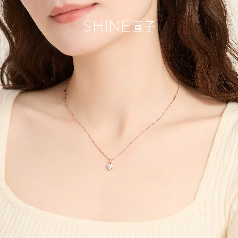 SHINE S925 Silver Necklaces Women's-3