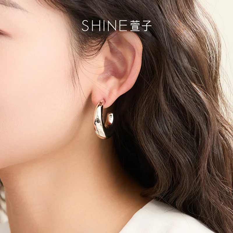 SHINE Metal Girl Collection S925 Silver Earrings Women's-2