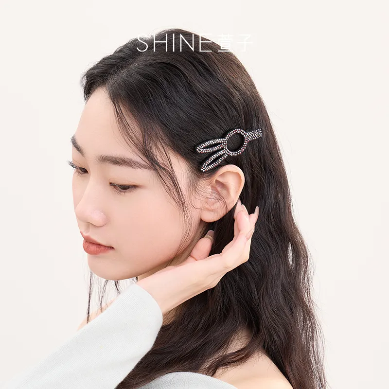 SHINE Iron, Crystal Diamond Hair Clips Women's-4