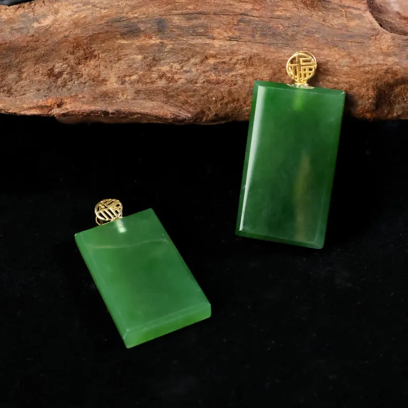 YUJIANQINGJIE Hetian Jade Pendants Jasper Unisex-5